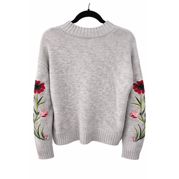 Romeo Juliet Couture Floral Poppy Embroidered Oversized Grandmacore Small - Picture 6 of 10